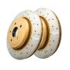 DBA DBA42633XS Pair 4000 Series Cross-Drilled & Slotted Brake Disc Rotor 350mm