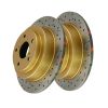 DBA DBA4644XS Pair 4000 Series Cross-Drilled & Slotted Brake Disc Rotor 266mm