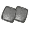 4WD Mud Mats Rear Pair - Grey
