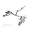 Invidia Q300 Cat Back Exhaust Stainless Tips fits Subaru Levorg 2015-on HS15SVG2QD1RS