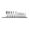 Kincrome TORX Socket Set Short Series 11pc 1/4 & 3/8