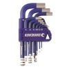 Kincrome Ball Point Hex Key & Wrench Set Short Series 9pc K5143