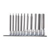 Kincrome Hex Socket Set Long Series 11pc 1/4 & 3/8 Drive Metric K5223