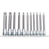Kincrome Ball-End TORX Socket Set Long Series 11pc 1/4 & 3/8 Drive K5525