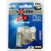 Exelite LED Bayonet Bulb BA9S 12V 4W 6000K Twin Pack LEDB242