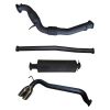 Manta Exhaust Full Exhaust fits Ford PX Ranger 3.2L Twin Tip Side Exit with Cat MKFD0015T