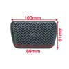 Mackay PP1038 Brake Pedal Pad Rear
