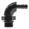 Raceworks AN-8 ORB to 5/16in Barb 90deg Swivel RWF-415-08-05BK
