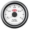 SAAS SG-FL52W Fuel Level Gauge 52mm White Muscle Series