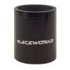 Raceworks straight 2.5in 63mm x 75mm Black SHS-250BK
