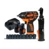 SP Tools Mechanics Impact Wrench Ratchet Combo Kit 12v 2pc SP82144