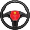 MOMO Comfort Black & White Steering Wheel Cover Medium SWC011BW
