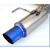 Invidia Titan G5 Cat Back Exhaust Titanium fits Subaru WRX/STI Hatch Single Outlet 2009-on TCB-HS08SW5TTG
