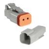 Narva 57422BL 2 Way Waterproof Deutsch Connector Housing Kit (2 pack)
