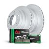 DBA Front Brake Upgrade Mitsubishi Lancer EVO 6-9 DBA418 Standard Rotors & Street DB1678SP Pads