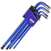 SP Tools Ball Drive Hex Key Set Metric Black Color Coded 9pc SP34501