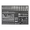 SP Tools Foam Tray Tech Series Metric 106pc Sockets & Accessories Included SP50009