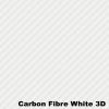 Autotecnica A29199s White Carbon Fibre 3D Vinyl 213cm x 20cm