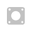 Permaseal Turbine Inlet Gasket suits Mazda B2500 Ford Courier WL 2.5L VJ26/VJ33 AATUR052