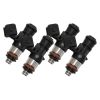 Aeroflow Bosch Motorsport 1462cc EV14 Short JETRONIC Flow Matched Set of 4 Fuel Injectors 1462 cc/min (132 lb/hr) @ 3 bar (435 psi) AF49-1908-4
