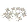 Aeroflow 25 AMP Mini Blade Fuse Clear 10 Pack AF49-4021