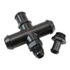 Aeroflow Heater Hose X-Piece fits Ford Falcon BA BF FG XR6 with Barra Engine AF64-4044BLK