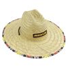 Aeroflow Straw Hat with Draw String Cord Logo on Front with Boosted Xpro and XTR Underneath AF99-3014