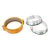 Aeroflow Billet Intercooler Clamp with Stainless Steel Weld Flanges Gold Finish Clamp 2