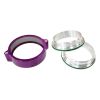 Aeroflow Billet Intercooler Clamp with Stainless Steel Weld Flanges Purple Finish Clamp 2