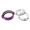 Aeroflow Billet Intercooler Clamp with Stainless Steel Weld Flanges Purple Finish Clamp 2-1/2