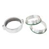 Aeroflow Billet Intercooler Clamp with Stainless Steel Weld Flanges Silver Finish Clamp 2-1/2