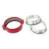 Aeroflow Billet Intercooler Clamp with Stainless Steel Weld Flanges Red Finish Clamp 3