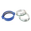 Aeroflow Billet Intercooler Clamp with Stainless Steel Weld Flanges Blue Finish Clamp 3-1/2