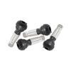 Aeroflow AF3060-0008 Rubber Pull-Thru Valve Stems Chrome Finish 4Pk
