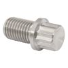 Aeroflow M10 x 1.25mm UHL 15mmTitanium Bolt 12-Point Head Natural Finish 1pc AF3503-0590