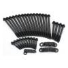Aeroflow GM LS Head Bolt Kit with Odd Length 12-Point Head fits 2003 and Earlier Engines 8740 Grade Material AF37-2126