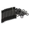 Aeroflow Mitsubishi 4G63 2 Bolt Main Stud Kit fits 2007 and Earlier 12-Point Nuts and 8740 Grade Material AF37-2250