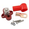 Aeroflow Single Red Post Electrical Terminal Distribution Block M10 Stud Sold Individual to fits Positive Red Terminal AF49-4067R