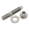 Aeroflow M10 x 1.50mm Titanium Stud Nut and Washer Kit Sold as One Stud One Flat Washer and One 6 Point Hex Nut AF55-2007