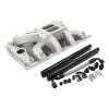 Aeroflow Holden 304 EFI Air Gap Dual Plane Intake Manifold Natural Cast Finish 1500 6500 RPM Square Bore Carburetor Pad Non-EGR AF6010-4003