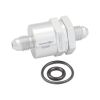 Aeroflow AF612-04S Inline Check Valve -4AN Silver