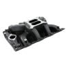 Aeroflow Holden 304 Air Gap Dual Plane Intake Manifold Black Finish 1500 6500 RPM Square Bore Carburetor Pad Non-EGR AF6210-4000