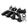 Aeroflow GM LS Rectangle Port Carburetor Street Single Plane Non-EFI Intake Manifold Black Finish 4 Barrell 4150 Square Bore Carburetor Pad AF6240-6000