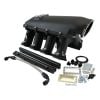 Aeroflow GM LS Rectangle Port Hi Rise EFI Modular Intake Manifold Black Finish fits 102mm/105mm Throttle Body & 14mm Short Injectors AF6263-6001