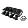 Aeroflow Low Rise NON-EFI GM LS Cathedral Port Intake Manifold Base Black Finish fits Modular Intake Manifolds AF6279-5000