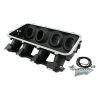 Aeroflow Low Rise NON-EFI GM LS Rectangle Port Intake Manifold Base Black Finish fits Modular Intake Manifolds AF6279-6000