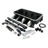 Aeroflow Low Rise EFI GM LS Rectangle Port Intake Manifold Base Black Finish fits Modular Intake Manifolds AF6279-6003