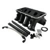 Aeroflow Hi Rise EFI GM LS Rectangle Port Intake Manifold Base Black Finish fits Modular Intake Manifolds AF6279-6004