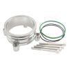Aeroflow Bosch DBW Adapter Silver Finish fits 68mm Bosch DBW and 3