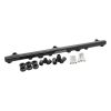 Aeroflow Nissan RB25 Billet EFI Fuel Rail Black fits 14mm 3/4